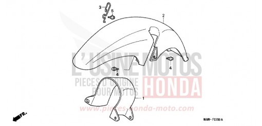 KOTFLUEGEL, VORNE XL600VX de 1999